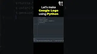 How to make Google Logo using Python! 🐍