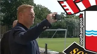 Ronald Koeman tours Saints new training ground