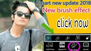 Picsart New Brushes tool | New  brush effect | new update PicsArt .by fx tech