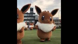 Badut Pokemon Eevee Dance #Shorts