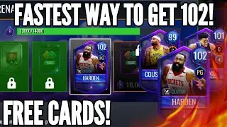 *GLITCH* FASTEST WAY TO GET 102 OVR HARDEN!!! NBA LIVE MOBILE 20