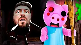 Новая часть PIGGY ROBLOX! Мама стала ПИГГИ РОБЛОКС! Мы семья на МЫ играем