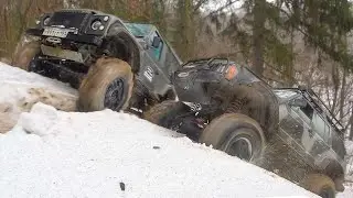 ЦАРЬ ГОРЫ поспорили внедорожники Jeep, Nissan Patrol и Land Rover на OFF ROAD