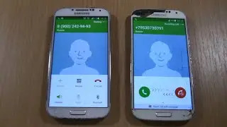 Incoming & Outgoing call at the Same Time 2 Samsung Galaxy S4