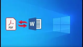 How To Edit PDF Using Microsoft Word 2022 PDF To Word Word To PDF Conversion Edit PDF For Free