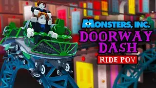 Monsters Inc. Doorway Dash | Onride POV!