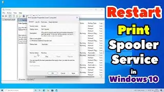 How to Restart Print Spooler Service in Windows 10 PC or Laptop