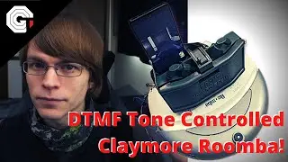 DTMF-Tone Controlled Claymore Roomba!