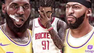 NBA 2K24 My Career | LAKERS CHEATING On HALL OF FAME (3-Level Threat Center) Gameplay