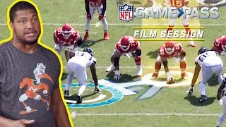 Calais Campbell Breaks Down How to Play the Run, Using Leverage, & Pass Rushing | NFL Film Session