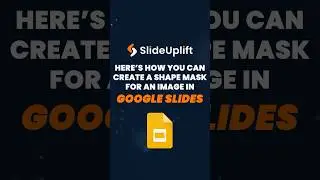 How to create a shape mask for an image in Google Slides🤔💡#googleslides #ytshorts