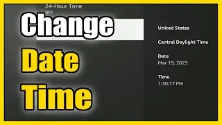 How to Change Date & Time on Your Amazon Firestick 4k Max (Wrong Time)