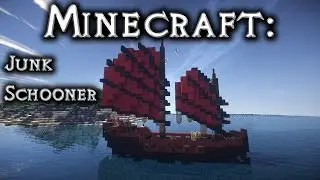 Minecraft: Chinese Ship Tutorial (Junk Schooner Rig)