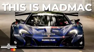 Mad Mikes amazing rotary drift McLaren P1 MADMAC debuts at Goodwood