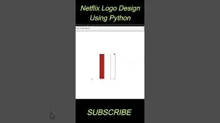 Make Netflix Logo In Python 🔥😎 | 