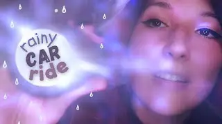 ASMR ☔🚘Guided Rainy Car Ride (Eyes Closed) | Lights Passing + Soft Whispers | Cozy Vibes for Bedtime