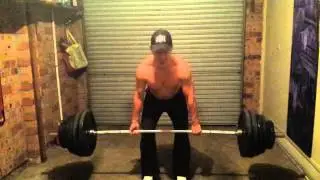 Will - Deadlifts 168kg x 3 (02.09.2013)