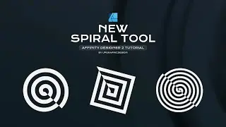 New Spiral Tool in Affinity Designer 2.3 Update