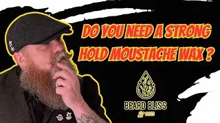 Moustache Wax, UK made from Beard Bliss, strong hold, does it work?