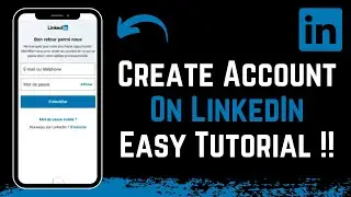 How to Create LinkedIn Account - Sign Up Linked on Mobile App !