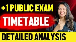 Detailed Analysis of Plus One Public Exam Timetable .! Exam Winner +1