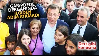 Garipdede Dergahında Ekrem İmamoğluna çok büyük sevgi! Halkın ilgisinden adım atamadı!