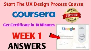 Start The UX Design Process Empathize Define and Ideate Answers | Week 1 Coursera Answers