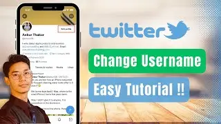 How to Change Username on Twitter !