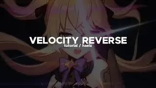 velocity reverse using time remap | after effects