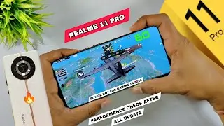 Realme 11 Pro Pubg Test High Graphics After All Update in 2024🔥 | Realme 11 Pro Bgmi Gameplay |