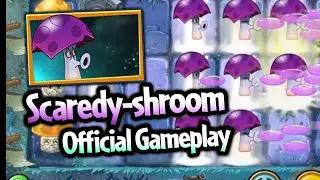 Plants vs. Zombies 2 Scaredy-shroom Official Gameplay