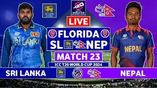 ICC T20 World Cup Live: Sri Lanka vs Nepal Match 23 Live Match | SL vs NEP Live Match Today