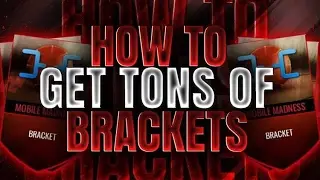 HOW TO GET TONS OF MOBILE MADNESS BRACKETS! NBA LIVE MOBILE