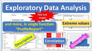 Exploratory Data Analysis (EDA) with python || pandas_profiling (ProfileReport)