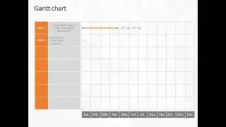 Animated Gantt Chart PowerPoint Template