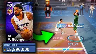 92 Paul George Is A STEP-BACK GOD In NBA Infinite ($0 Spent)