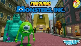 Finishing the MONSTERS INC Area! | Pixar's Adventure Park • #5