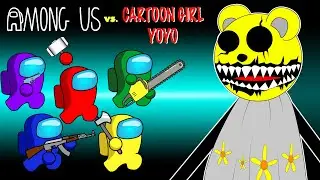 TOP AMONG US vs Cartoon Girl Yoyo - 어몽어스 AMONG US ANIMATION EP50