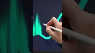 Create easy Northern lights inside Procreate