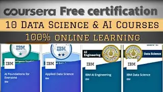 IBM Data Science and Artificial Intelligence Specializations | Free Certificate Courses On Coursera