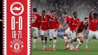 ICEMAN PENALTY SENDS US TO THE FINAL 🥶 | Brighton (6) 0-0 (7) United | Highlights