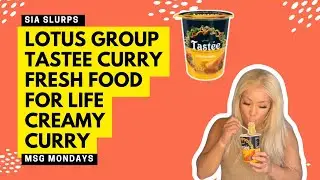 LOTUS GROUP TASTEE CURRY FRESH FOOD FOR LIFE CREAMY CURRY - Instant Noodle/Ramen Review!