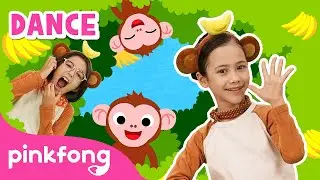 Monkey | Dance Along | Kids Rhymes | Lets Dance Together! | Pinkfong Songs