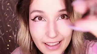 ASMR 🤔 Something in Your Eye! What the heck IS THAT? | Swab, Spoolie, Pluck, Snip, Face Touching ~