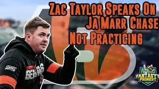 Bengals Head Coach Zac Taylor Speaks On Ja'Marr Chase Not Practicing #jamarrchase