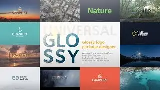 After Effects Intro Template "Glossy - Universal Logo Package Designer"