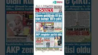 5 Mart 2024 - Sözcü Gazetesi 1. Sayfa