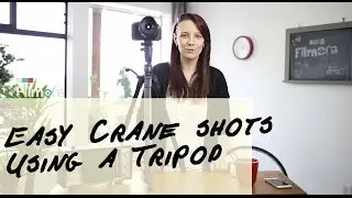 Camera Tripod Trick -- Easy Crane Shots Using Your Tripod