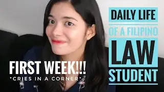 📔 Day in the Life of a Filipino Law Student | First Day of the First Semester! (subs)