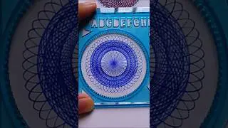 Draw blue spirograph easily 👌 #shorts #youtubeshorts #drawing #spirograph #trending